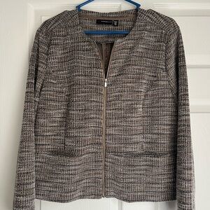 MaxMara Women's Textured Brown Blazer